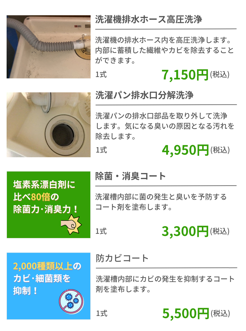 洗濯機分解クリーニング【東京都・埼玉県限定】 | クレディセゾン 